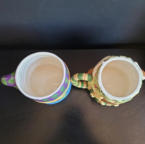 Susan Winget Rudolph Reindeer Penguin “Tis The Season“ 2 x 20oz Christmas  mugs - Picture 5 of 12